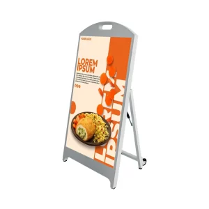 P2.5 LED 3*3 Outdoor Lithium battery Portable Poster