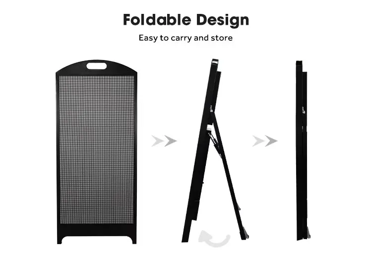 P2.5 LED 3*3 Outdoor Lithium battery Portable Poster - Image 3