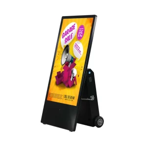 43-inch Outdoor Lithium Battery Type A Portable Digital Signage