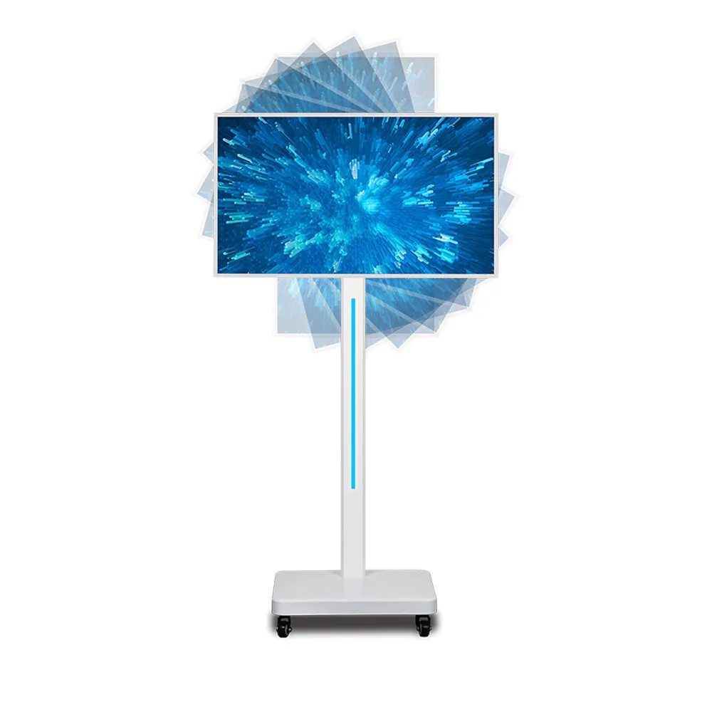 32" Indoor lithium battery rotating digital signage