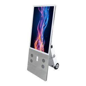 32“ Outdoor lithium battery advertising machine smart digital sign poster