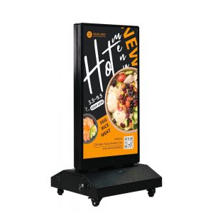43-inch indoor Lithium battery double-sided poster