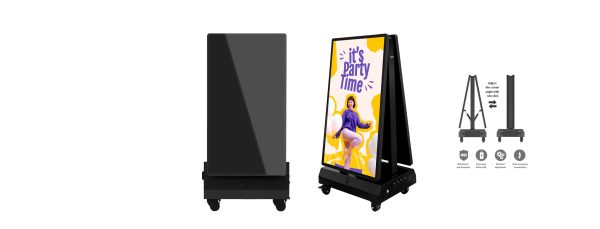 43 Inch outdoor Lithium battery double-sided electric poster - Image 5