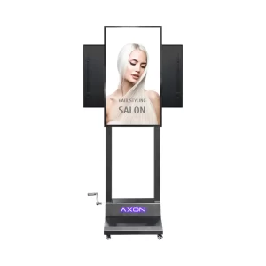 43-Inch Dual-Sided Rotating Screen Window Display