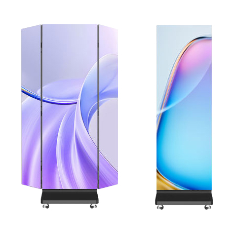 LED P2.5 Indoor Tri-Fold Poster Display Screen