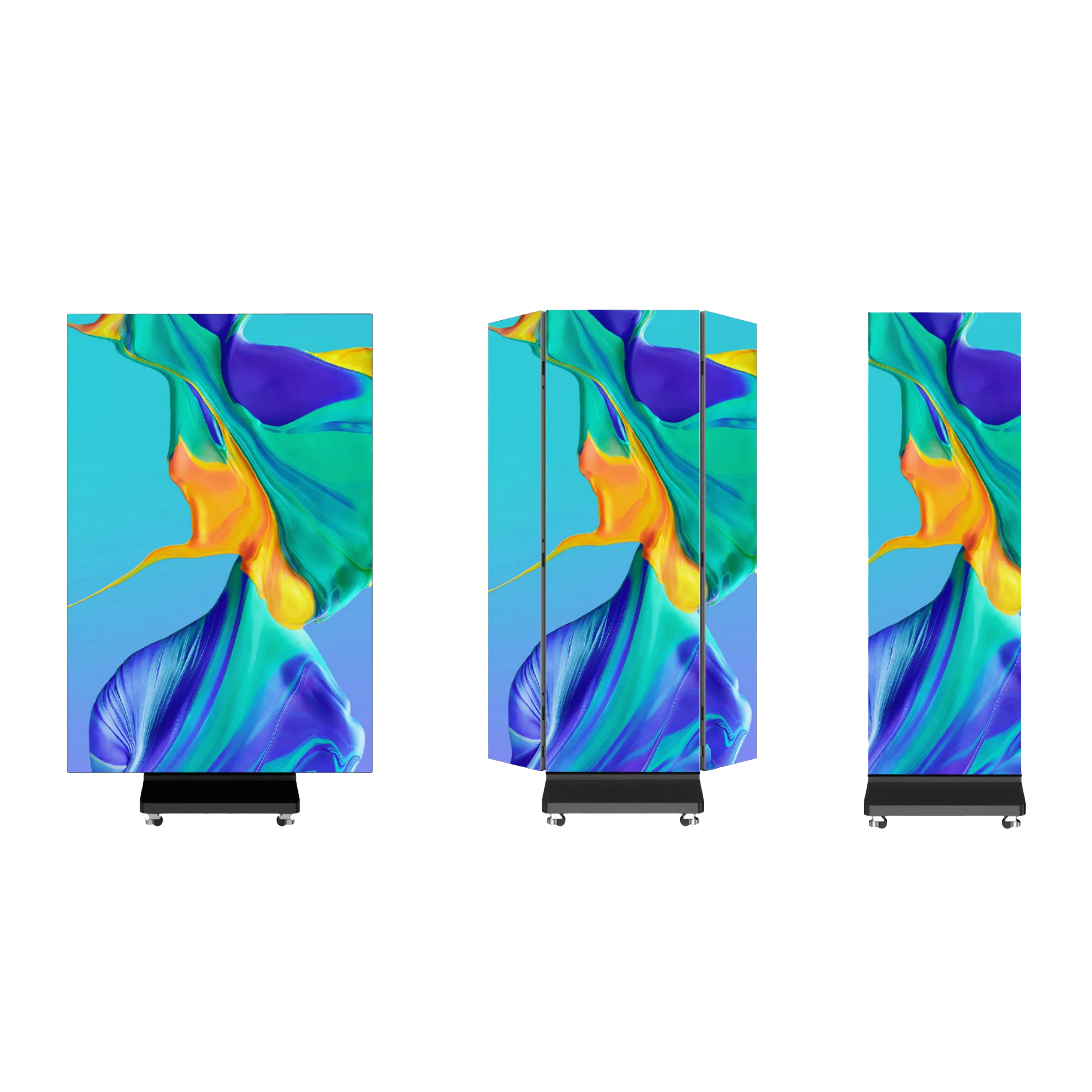 LED P2 Indoor Tri-Fold Poster Display Screen - Image 4
